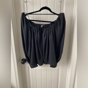 Zara wired black small top